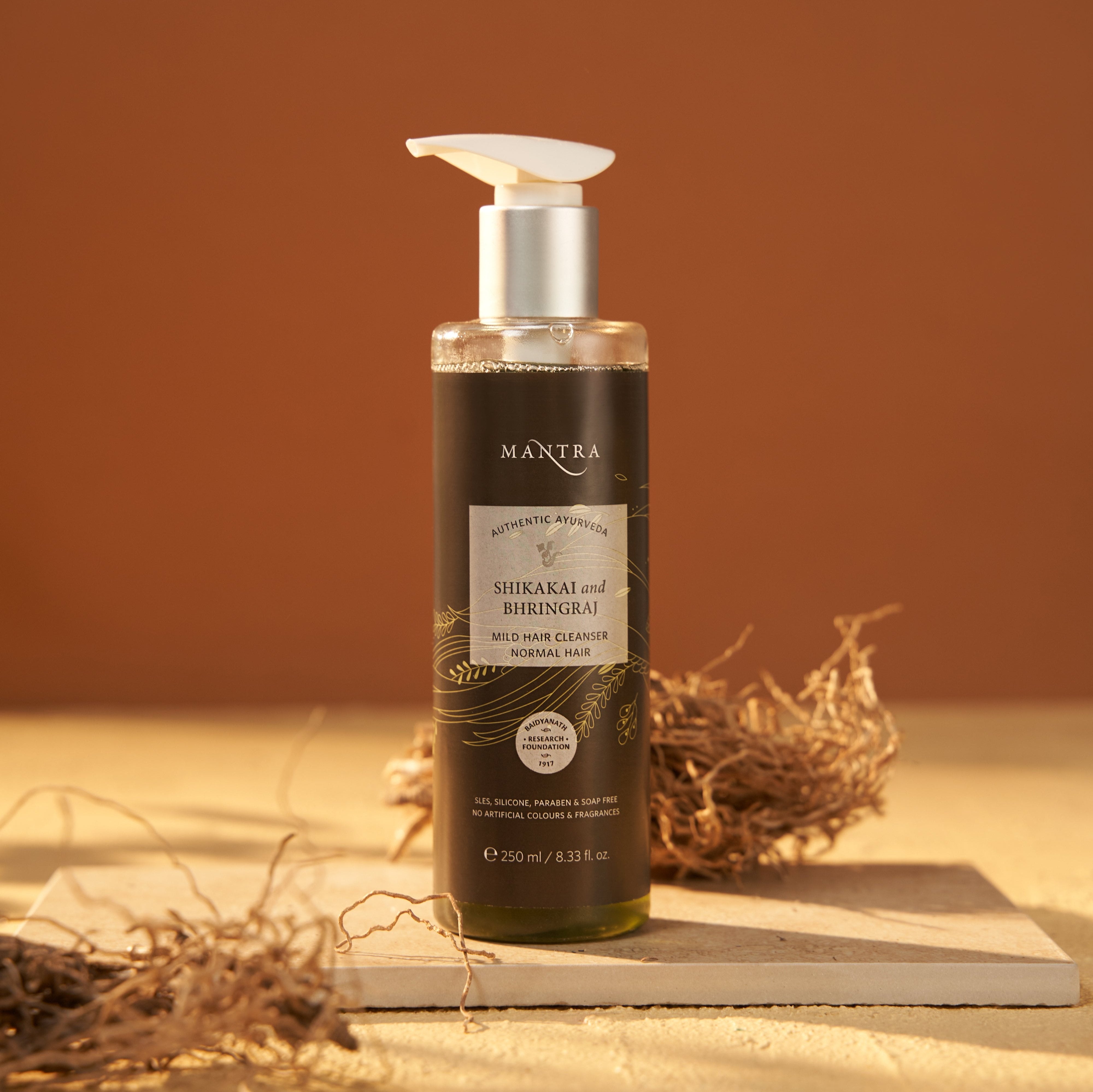 Shikakai and Bhringraj Mild Hair Cleanser for Normal Hair