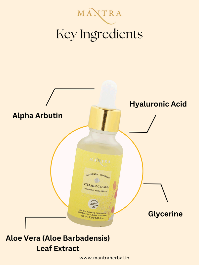 Vitamin C Serum with Hyaluronic Acid and Arbutin