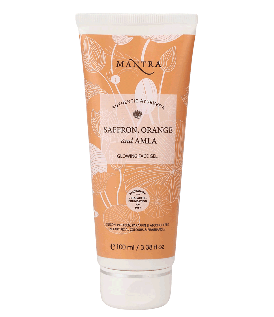 Saffron, Orange And Amla Glowing Face Gel SPF 20