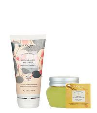 Jasmine Aloe & Pearl Moisturizing Face Pack 200gm + Pollution Defense Face Gel with Aloe Turmeric & Sandalwood  100gm