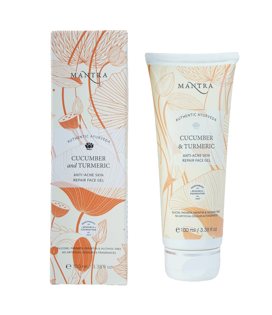 Cucumber & Turmeric Anti-Acne Skin Repair Face Gel