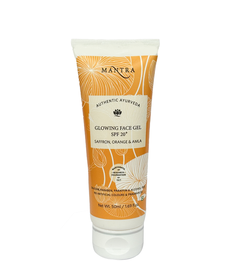 Green Apple Stem Cell Face Revitalizer 50ml + Saffron Orange & Amla Glowing Face Gel with SPF 20 50ml