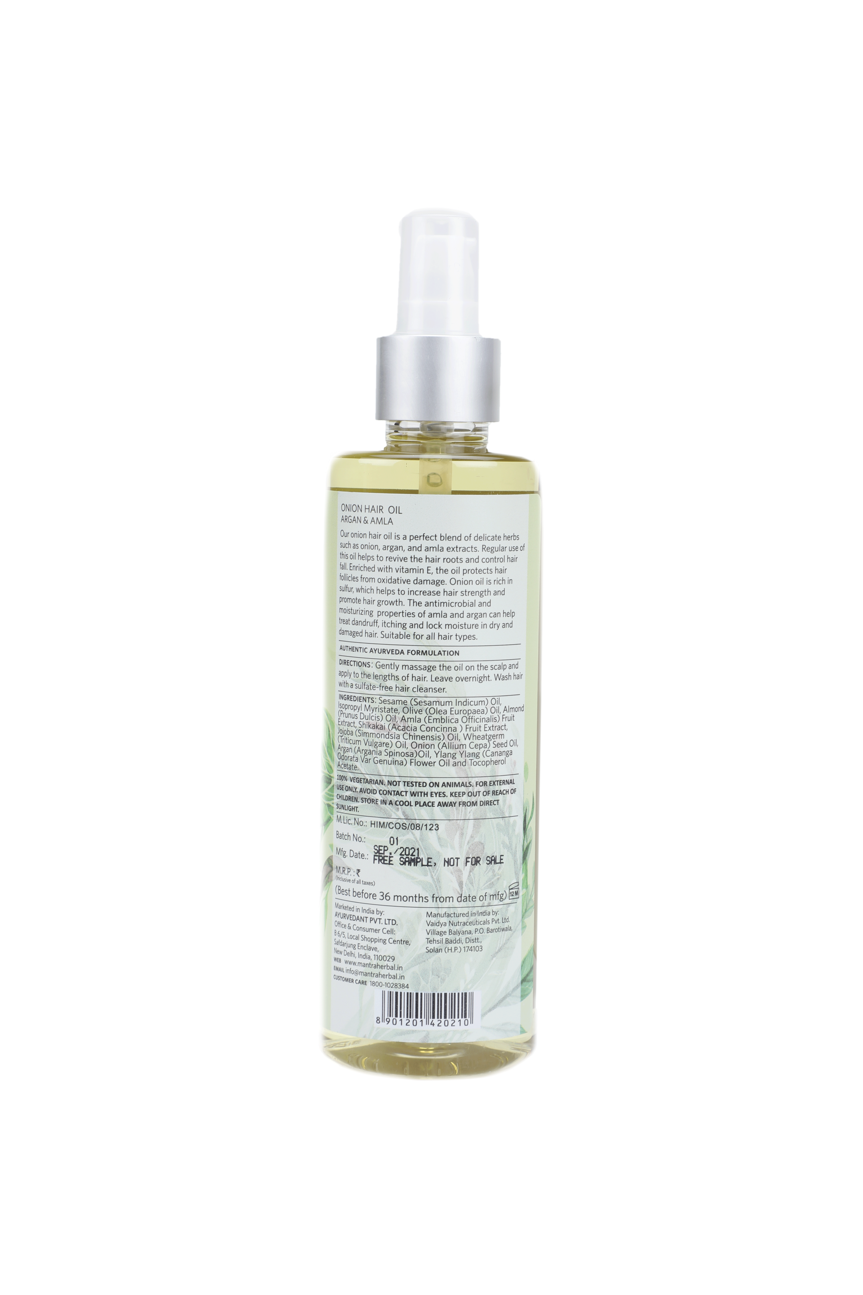 Onion Hair Oil Argan & Amla