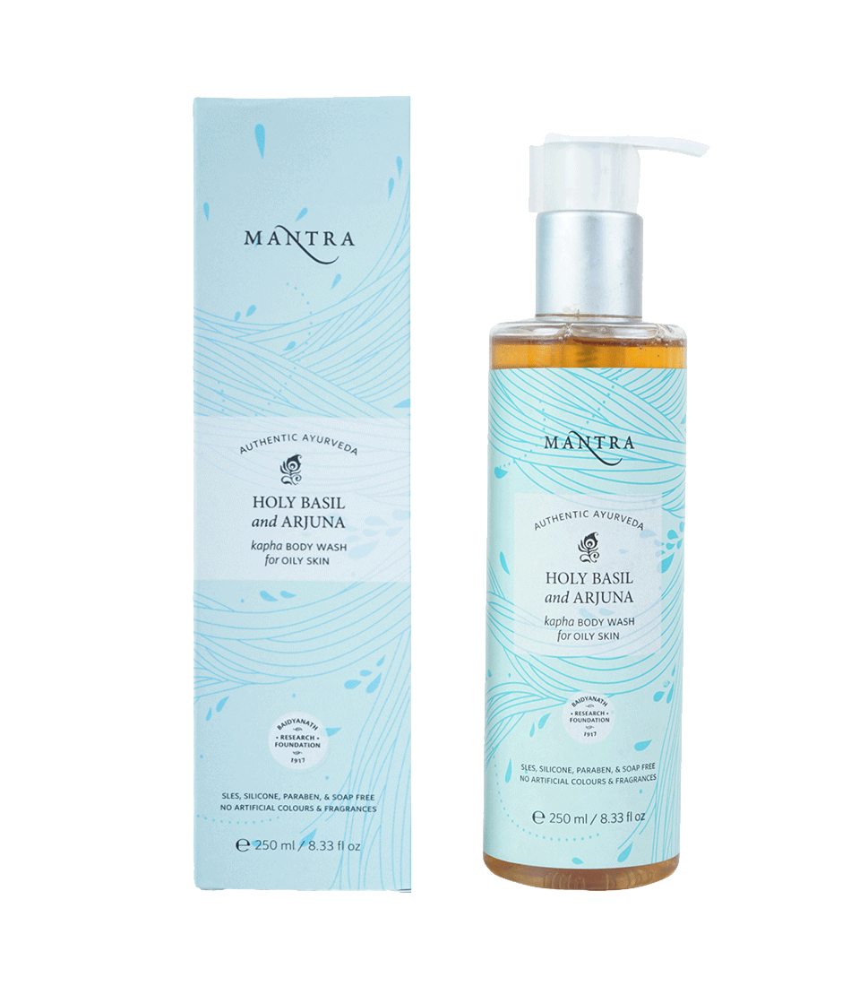 Holy Basil and Arjuna Kapha Body Wash for Oily Skin