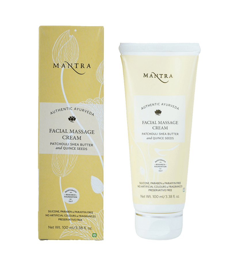 Facial Massage Cream Patchouli Shea Butter and Quince Seeds
