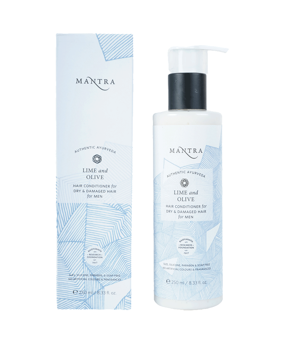 Lime And Olive Hair Conditioner For Dry And Damaged Hair For Men