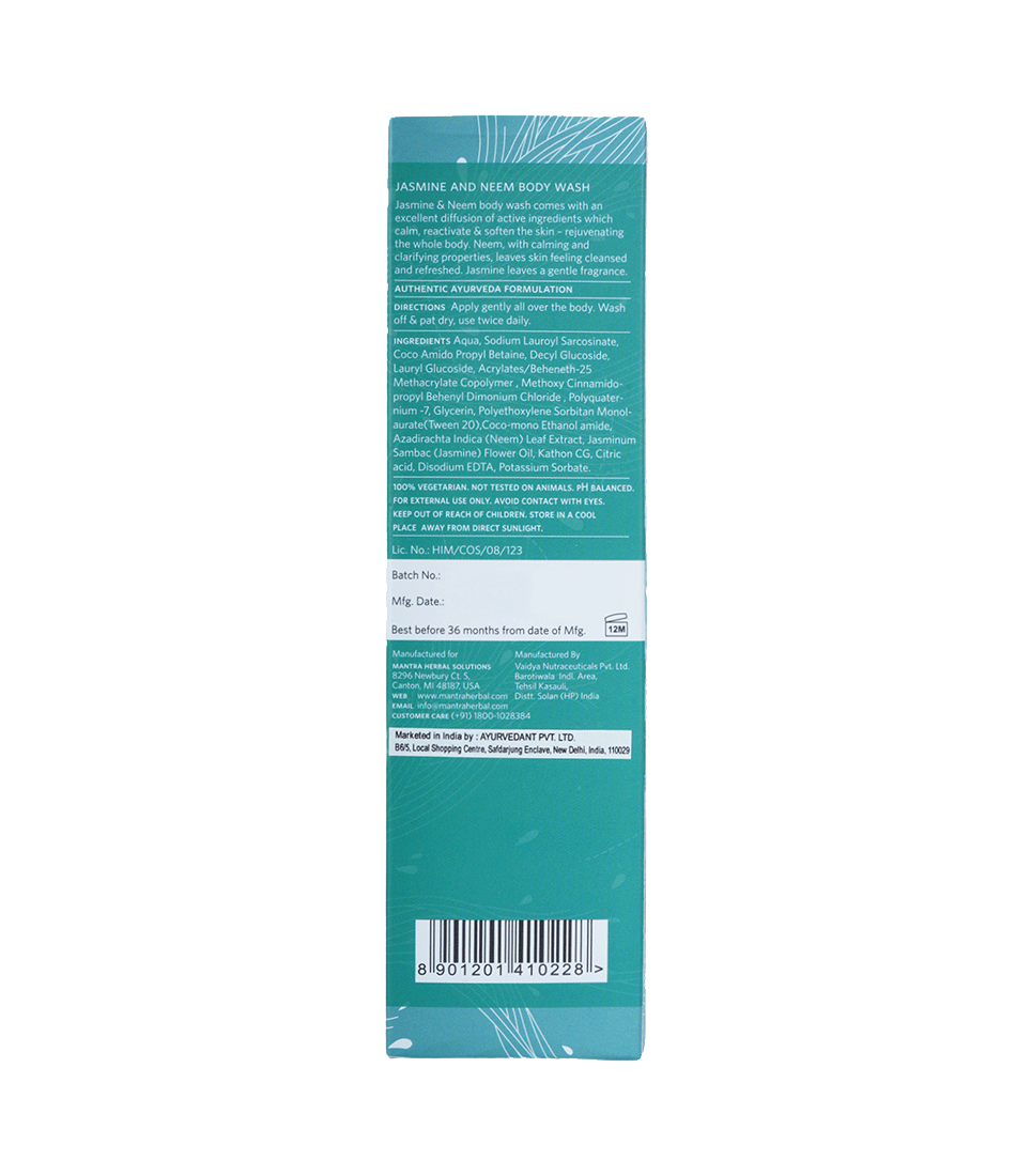 Jasmine And Neem Body Wash
