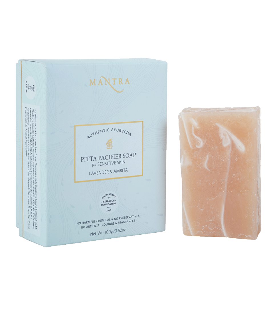 Pitta Pacifier Soap for Sensitive Skin Lavender & Amrita