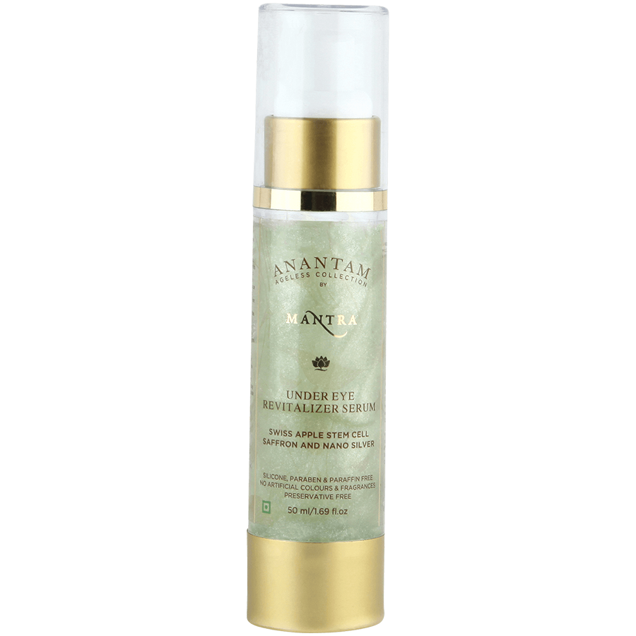 Under Eye Revitalizer Serum Swiss Apple Stem Cell Saffron and Nano Silver