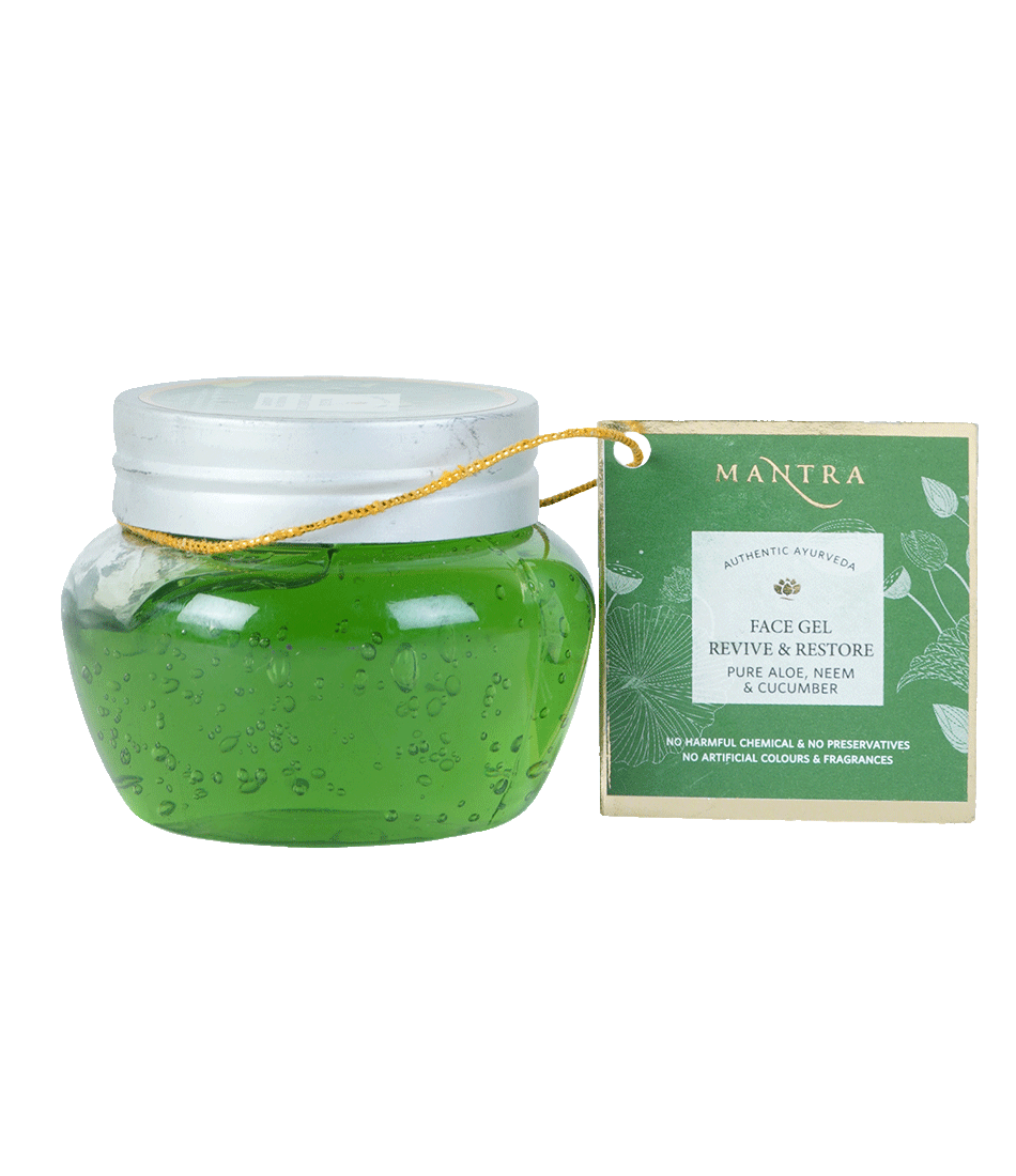Face Gel Revive & Restore Pure Aloe, Neem & Cucumber